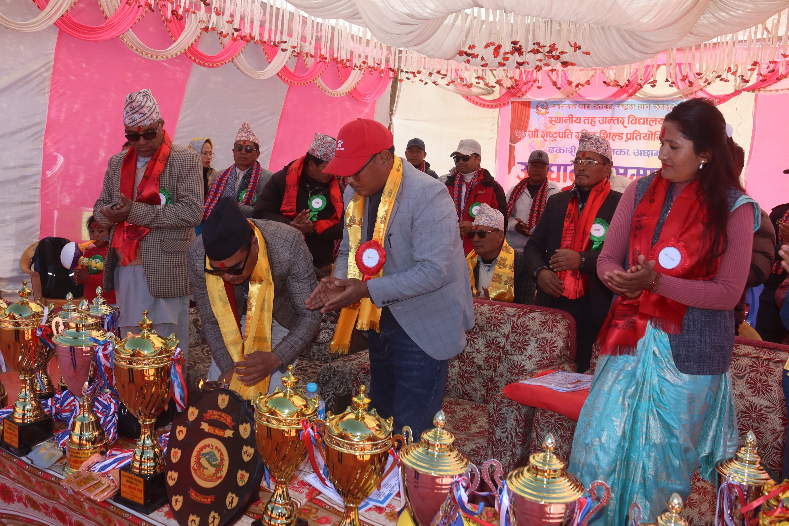 ढकारी गाँउपालिकामा राष्ट्रपति रनिङ शिल्ड प्रतियोगिता सुरु