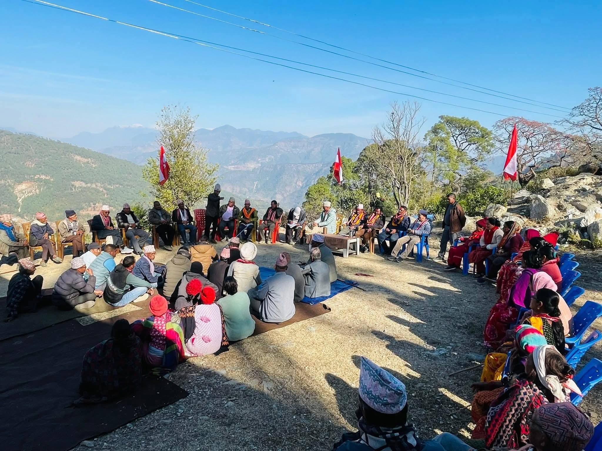 नेपाली कांग्रेसकाे चुनावि भेटघाट कार्यक्रम तोसी र धमालीमा सम्पन्न