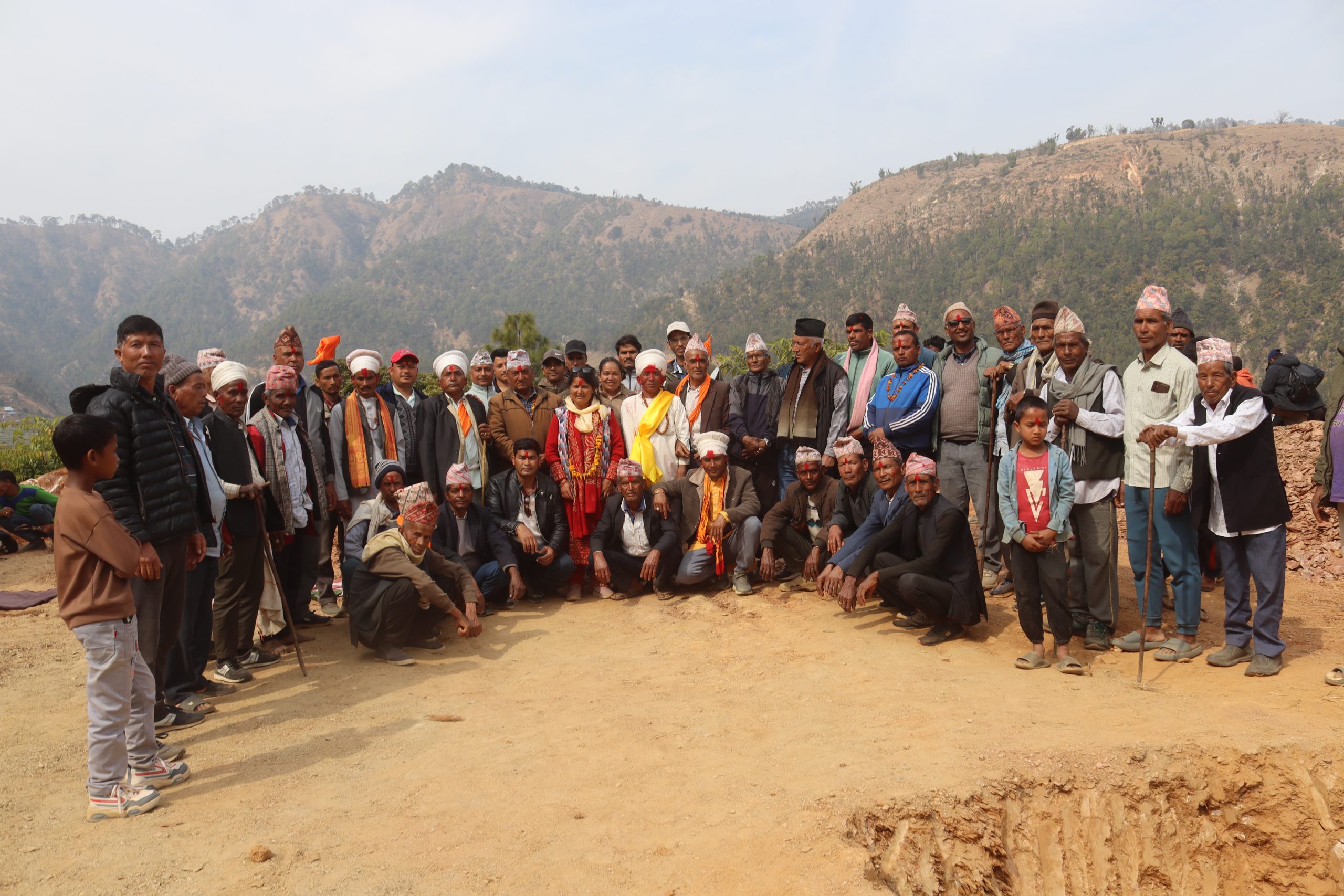 ओखलढुंगा बण्डाली देवताको मन्दिरको शिलान्यास