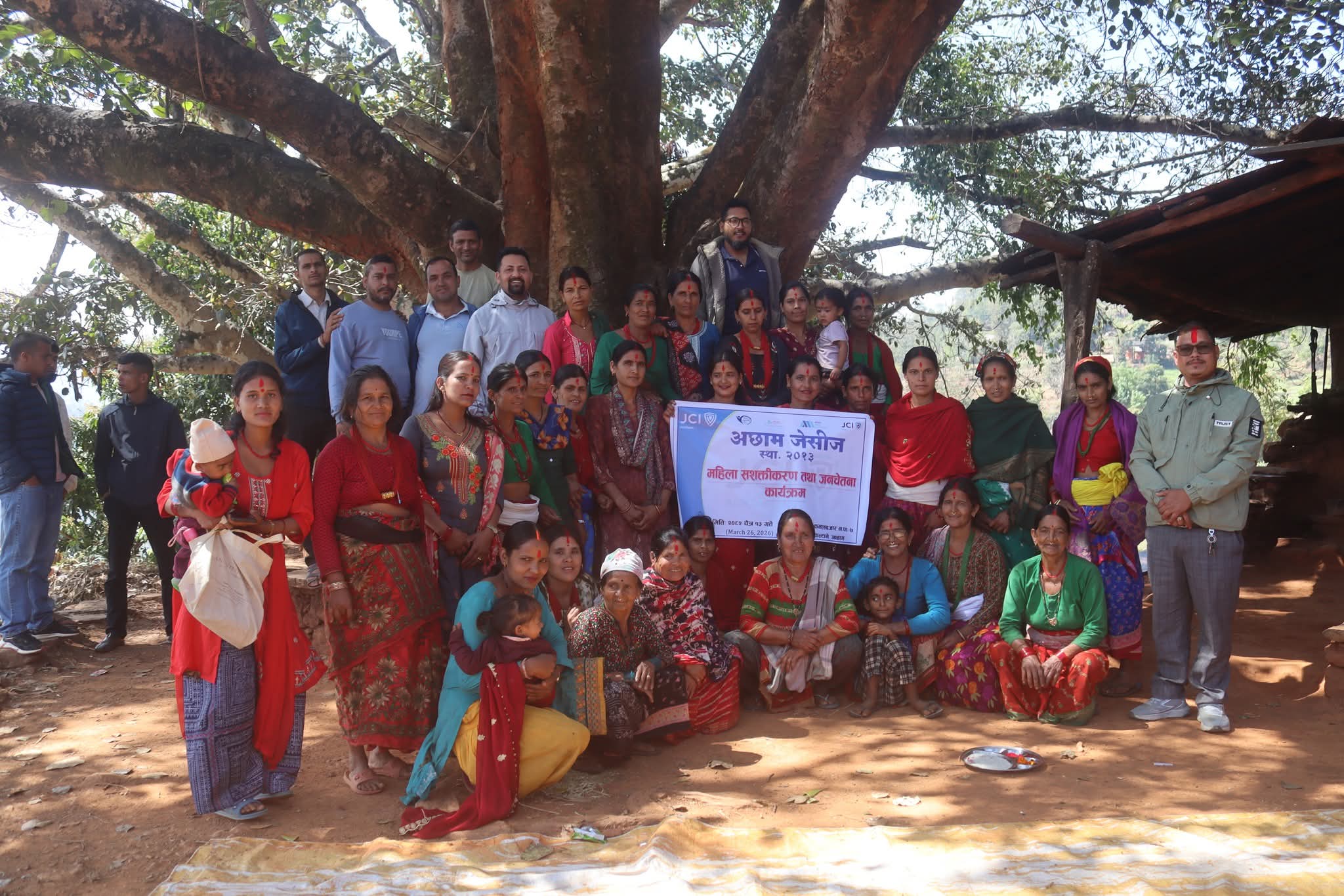 अछाम जेसिजको पहलमा फल्टाने कृषि तथा पशुपंछि महिला कृषक समूह गठन