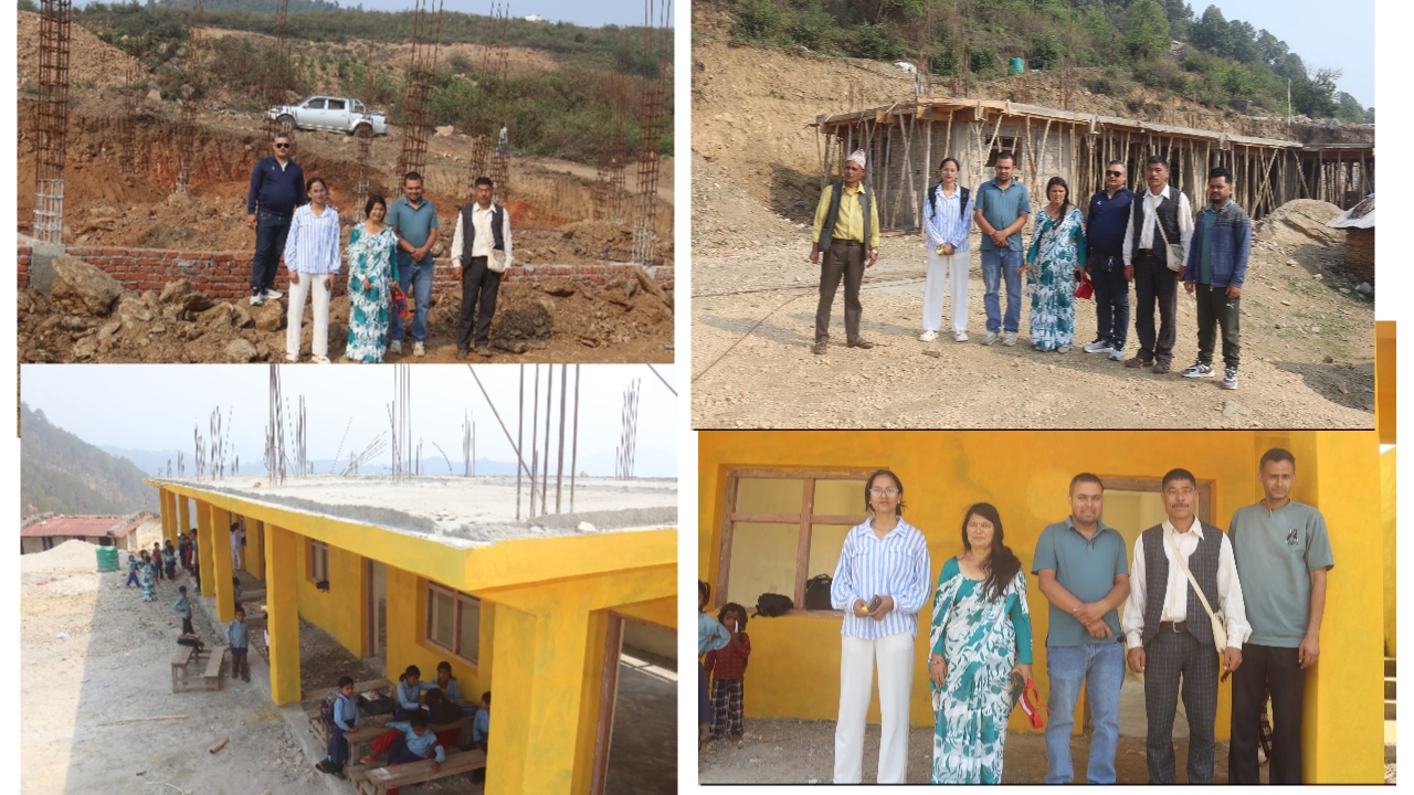 कमलबजार नगरपालिकामा निमार्ण भैरहेका विभिन्न आयोजनाको अनुगमन